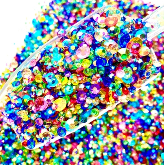 New Transparent AB Jelly Rhinestones - Picture 1 of 2